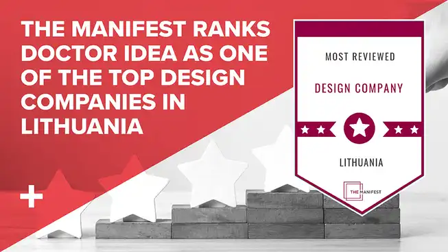 The Manifest ranks Doctor Idea as one of the top design companies in Lithuania